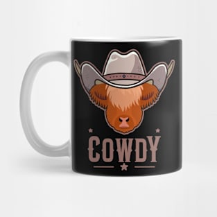 Highland Cow Cowdy Mug